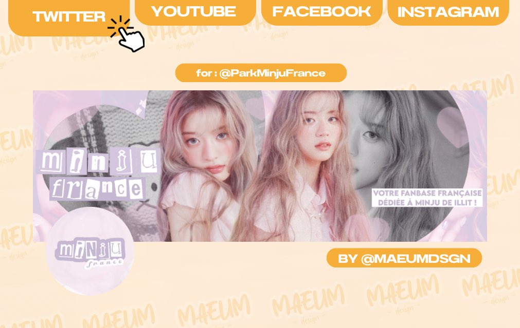maeumdsgn's tweet photo. 📮: 21.10.24 › @maeumdsgn 

› Layout commun pour : @ILLITFRANCE,@YunahFRANCE, @ParkMinjuFrance @FranceMoka 🫶 https://t.co/I5Y1O6EyYp