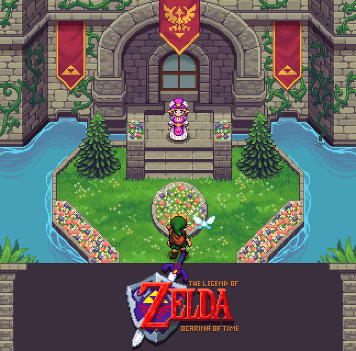 PauR1va's tweet photo. I forgot to upload this work here! Another diorama made for @GamerNostalgiaC .
Can you guess which version of the Zelda game this is from?
#Zelda #pixelart https://t.co/CbYJkYx27l