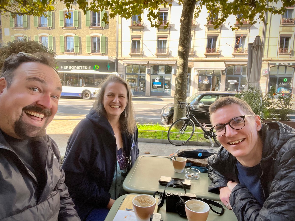 Thank you for taking the time and having a coffee with us <a href="/PatriciaBT70/">Patricia BT</a>. We had a wonderful time in Geneva and working from the train rocks.