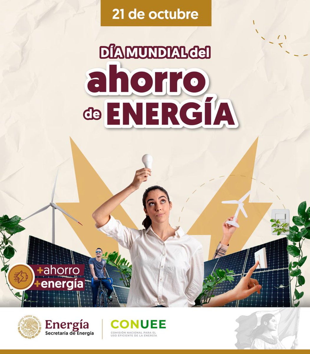 Hoy, en el Día Mundial del Ahorro de Energía, reflexionamos sobre la importancia de usar la energía de manera racional y sostenible. La eficiencia energética no sólo cuida el planeta, sino que también genera ahorros en la economía familiar.💡✨🌱 #AhorrarEnergíaEsBienestar