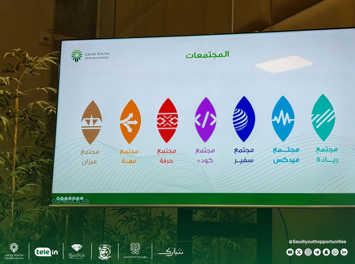 SaudiYouthOpp's tweet photo. 📸| برعاية كريمة من صاحب السمو الأمير سعود بن فيصل بن تركي آل سعود
تم بحمد الله تدشين مجتمعات فرص الشباب السعودي. 

تسعى المجتمعات إلى تمكين الشباب السعودي وتوجيه طاقاتهم نحو النجاح والإبداع في مختلف المجالات. 

نتقدم بجزيل الشكر والتقدير لشركاء النجاح الكِرام على دعمهم ورعايتهم للحفل 

شارك | @sharik_ksa 
مؤسسة أصالة العلم | @asaltalaleim 
درة الشموخ | 
Tele In | 
نورث | @northcoffeesa 

بفضل إسهاماتكم وتعاونكم المثمر نمضي قدمًا نحو تمكين الشباب وتوفير الفرص لهم 

#مكان_يتسع_لأحلامك
#Saudiyouthopportunites