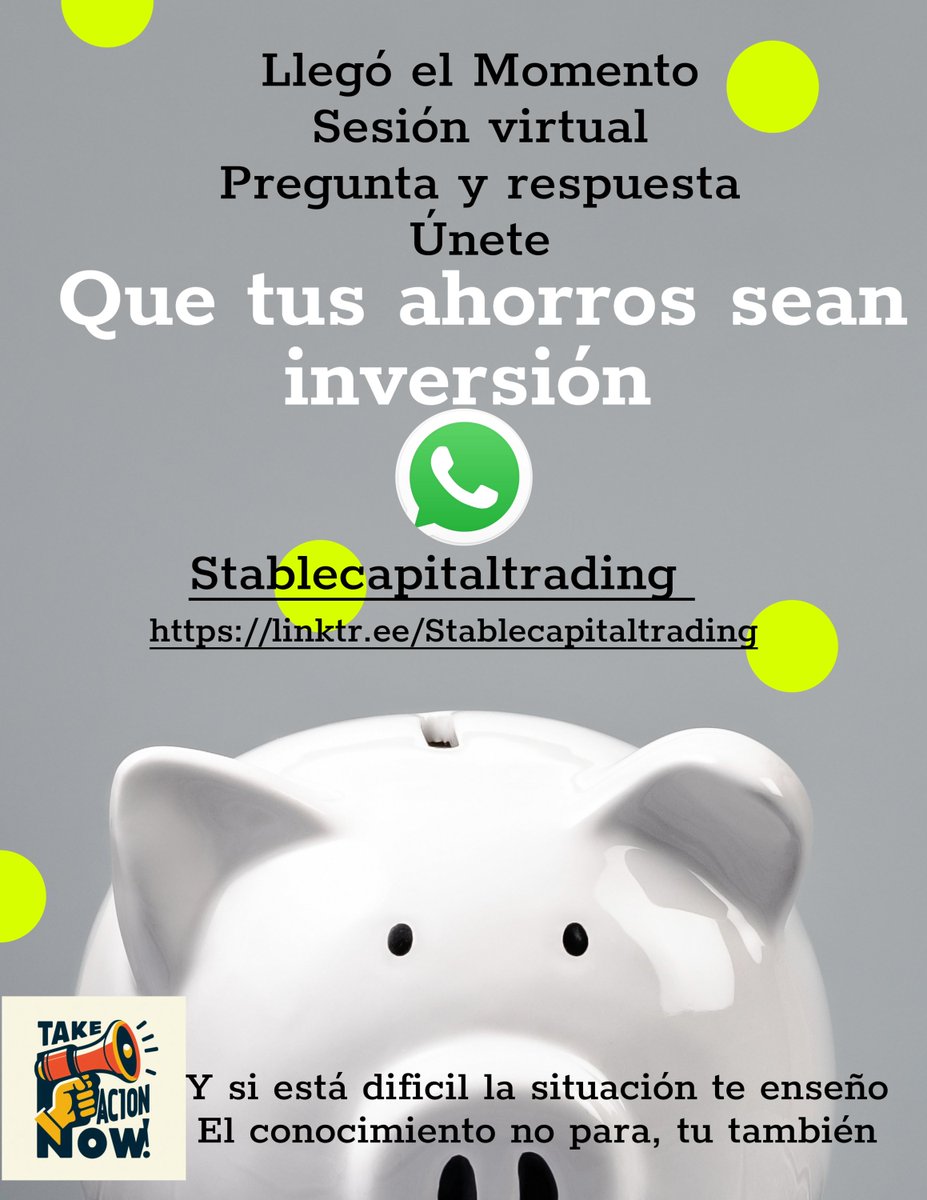 jmgm011's tweet photo. 😍🤩 ¡Qué alegría! Este es un nuevo día para cambiar.👊

Ya quiero decirte que mi principal propósito es mostrarte cómo involucrarse en el Club te permitirá llevarte de  *📈 herramientas y triunfar dentro del mercado financiero y 📕tus finanzas personales.* 

📊 MANTENER TU PATRI https://t.co/u8xsPRQsIC