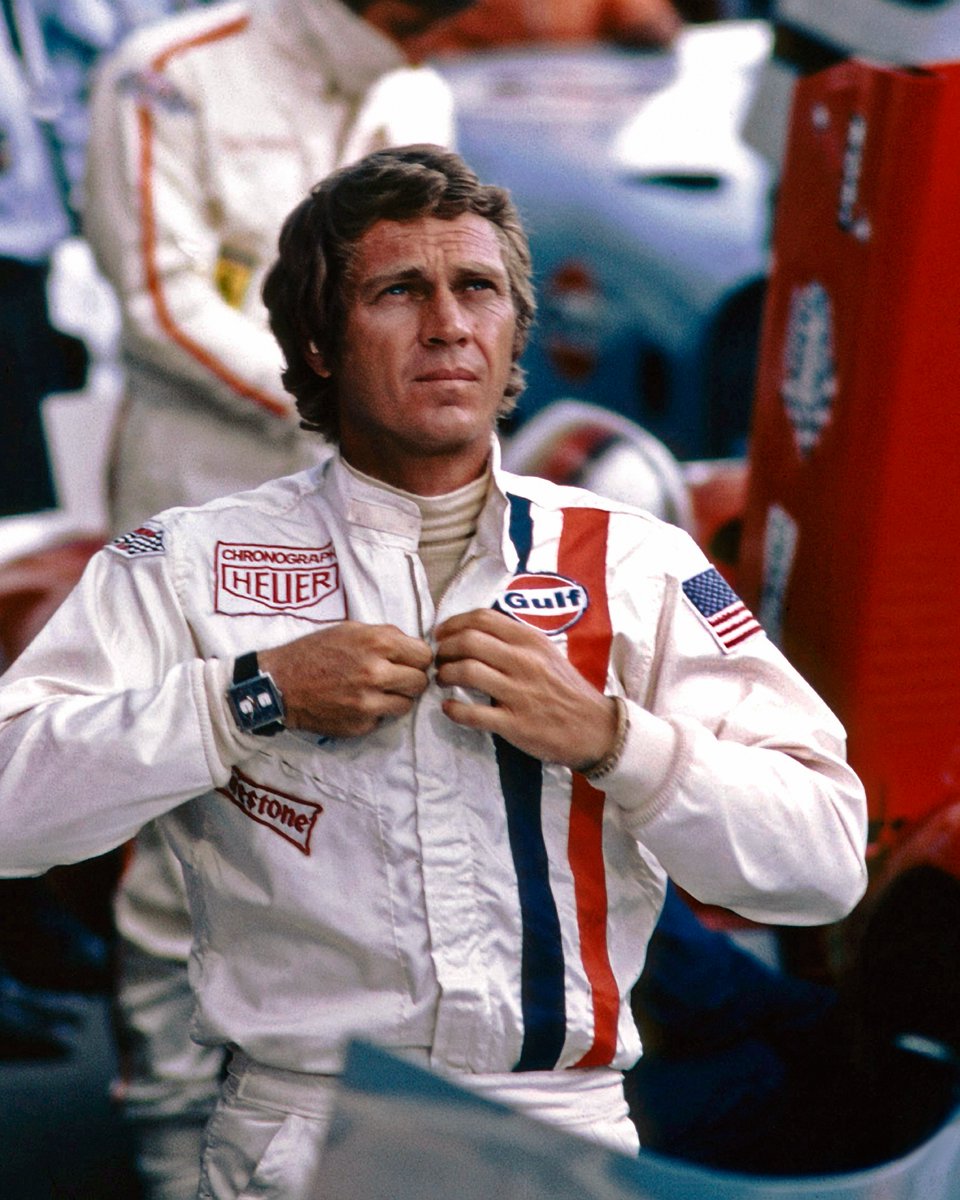 TAGHeuer's tweet photo. After making an appearance on the wrist of "The King of Cool,” Steve McQueen, in the 1971 film Le Mans, the #TAGHeuerMonaco became synonymous with visionary creatives. Discover more about the history of the Monaco collection at: https://t.co/tp3hlNHE6u

#TAGHeuer https://t.co/68HNfhFFgW