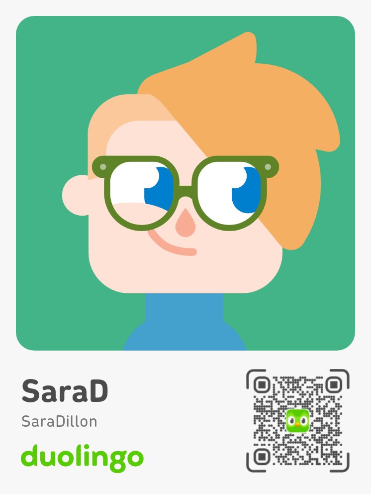 sjfdillon's tweet photo. I need more active Duolingo friends!! https://t.co/X63nIikVHn https://t.co/mQ6UHgoUjA
