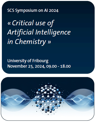 youngSCS (@youngscs1) on Twitter photo SCS Symposium on AI 2024: "Critical Use of AI in Chemistry"🌐
🗓️ Nov 25 | University of Fribourg
Registration is free and open now! PhD students and postdocs are invited to submit abstracts for talks or posters!
Find more details here: ai24.scg.ch
<a href="/SwissChemistry/">Swiss Chemical Society</a> SCS Symposium on AI 2024: "Critical Use of AI in Chemistry"🌐
🗓️ Nov 25 | University of Fribourg
Registration is free and open now! PhD students and postdocs are invited to submit abstracts for talks or posters!
Find more details here: ai24.scg.ch
<a href="/SwissChemistry/">Swiss Chemical Society</a>