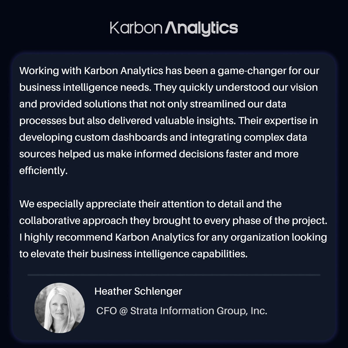 Karbon Analytics tweet media