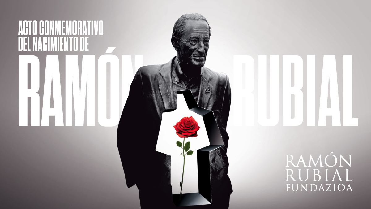 Fundación Ramón Rubial / Ramón Rubial Fundazioa (@funramonrubial) on Twitter photo Hoy, martes, a las 12:30, en la escultura de la Puerta de los Honorables (Paseo Uribitarte. Bilbao), celebraremos el acto conmemorativo del nacimiento de Ramón Rubial.
Intervendrán: <a href="/EGardiazabal/">Eider Gardiazabal</a> y @TorresVCLHK.
Os esperamos. Hoy, martes, a las 12:30, en la escultura de la Puerta de los Honorables (Paseo Uribitarte. Bilbao), celebraremos el acto conmemorativo del nacimiento de Ramón Rubial.
Intervendrán: <a href="/EGardiazabal/">Eider Gardiazabal</a> y @TorresVCLHK.
Os esperamos.
