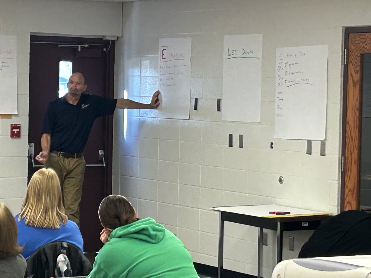 BMS staff working with Jeremy Warren on student behaviors, interactions, and deescalation. Way to go BMS staff with professional development!