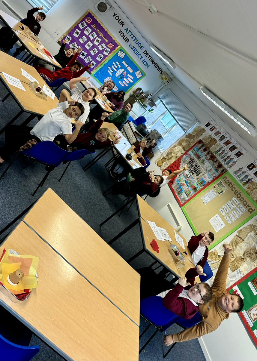 CHCS_Humanities's tweet photo. 2/2 It was lovely to meet year 6 @PentrechwythPS learners as part of their transition to secondary school today - wonderful creativity shown! @CefnHengoed https://t.co/hUzbkinL8j
