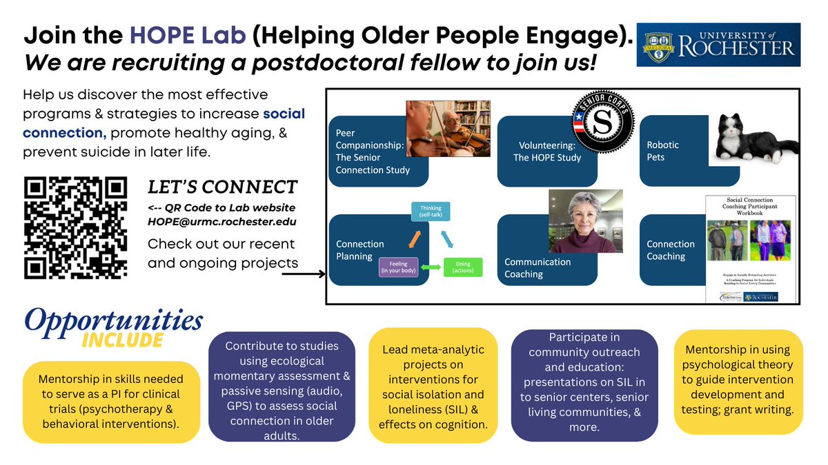 Dr. Kim Van Orden (@kimvanorden) on Twitter photo Interested in #geropsychology and #gerontology research? I'm recruiting a postdoctoral fellow! Will you be at <a href="/geronsociety/">Gerontological Society of America (GSA)</a> conference in Seattle? Send me a message to schedule a coffee break meeting! Interested in #geropsychology and #gerontology research? I'm recruiting a postdoctoral fellow! Will you be at <a href="/geronsociety/">Gerontological Society of America (GSA)</a> conference in Seattle? Send me a message to schedule a coffee break meeting!
