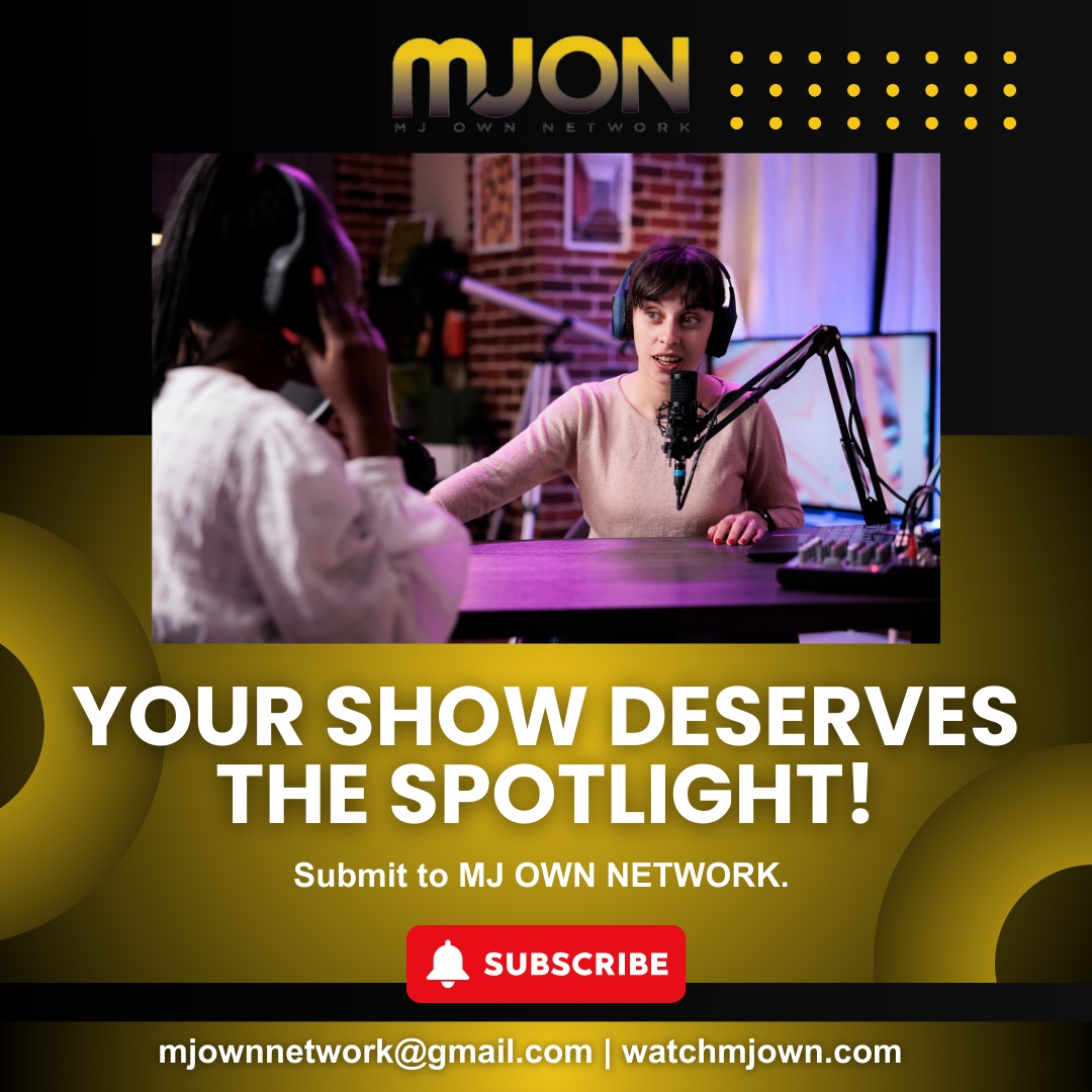 MJOWNNETWORK's tweet photo. Share your vision with MJ OWN NETWORK and let us help you shine. 🌟🎥 

Start today and watch your content reach new heights!

🌐https://t.co/DJmOkwgj4J
📧mjownnetwork@gmail.com 

#entertainmentnews #filmproduction #studiolife #tvshows #digitalmedia #indiefilmmaking https://t.co/fvu4aMm4eI