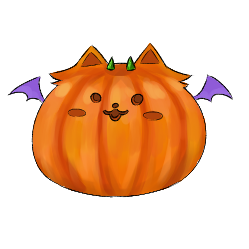 「pero pumpkin 」|あめれうのイラスト