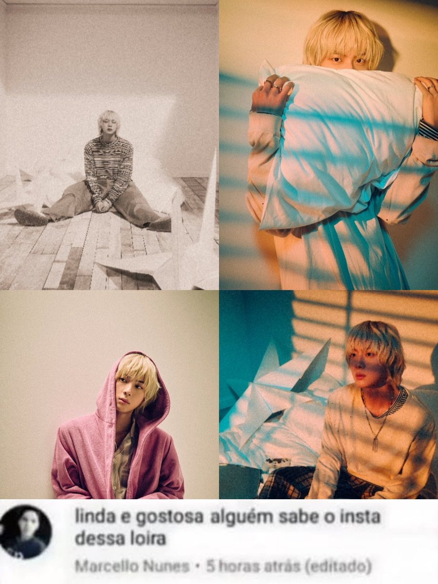 thvserotonin's tweet photo. – Ela era tão nova, morreu de quê?

– VIU KIM SEOKJIN DE BLONDE HAIR 
#Jin_Happy https://t.co/IGx3YK2XnT