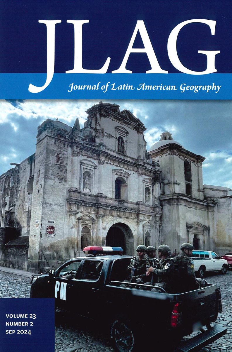 CLAG Geography (@claggeography) on Twitter photo We encourage you all to read the latest issue of our <a href="/CLAGGeography/">CLAG Geography</a> Journal of Latin American Geography! <a href="/JLatAmGeog/">Journal of Latin American Geography</a> 23(2) September 2024.
Congratulations to all involved.
â
muse.jhu.edu/journal/240 We encourage you all to read the latest issue of our <a href="/CLAGGeography/">CLAG Geography</a> Journal of Latin American Geography! <a href="/JLatAmGeog/">Journal of Latin American Geography</a> 23(2) September 2024.
Congratulations to all involved.
â
muse.jhu.edu/journal/240