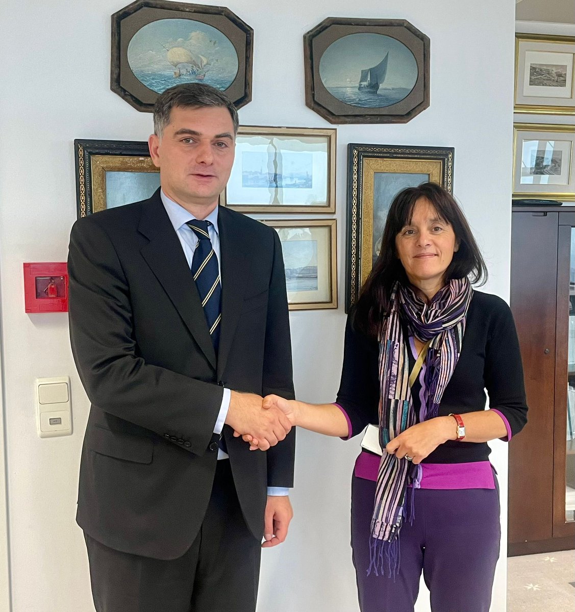 Vato Makharoblishvili (@ambvatom) on Twitter photo A very good exchange with my 🇲🇹colleague, Ambassador Marlene Bonnici today.
Our discussions focused on #Georgia’s 🇬🇪 #EU 🇪🇺 path & key topics of 🇬🇪🇪🇺 agenda.
Dear Ambassador, thank you for having shared your valuable experience.
Your support is much appreciated.
<a href="/MaltainEU/">MaltaPermRep 🇲🇹 🇪🇺</a> A very good exchange with my 🇲🇹colleague, Ambassador Marlene Bonnici today.
Our discussions focused on #Georgia’s 🇬🇪 #EU 🇪🇺 path & key topics of 🇬🇪🇪🇺 agenda.
Dear Ambassador, thank you for having shared your valuable experience.
Your support is much appreciated.
<a href="/MaltainEU/">MaltaPermRep 🇲🇹 🇪🇺</a>