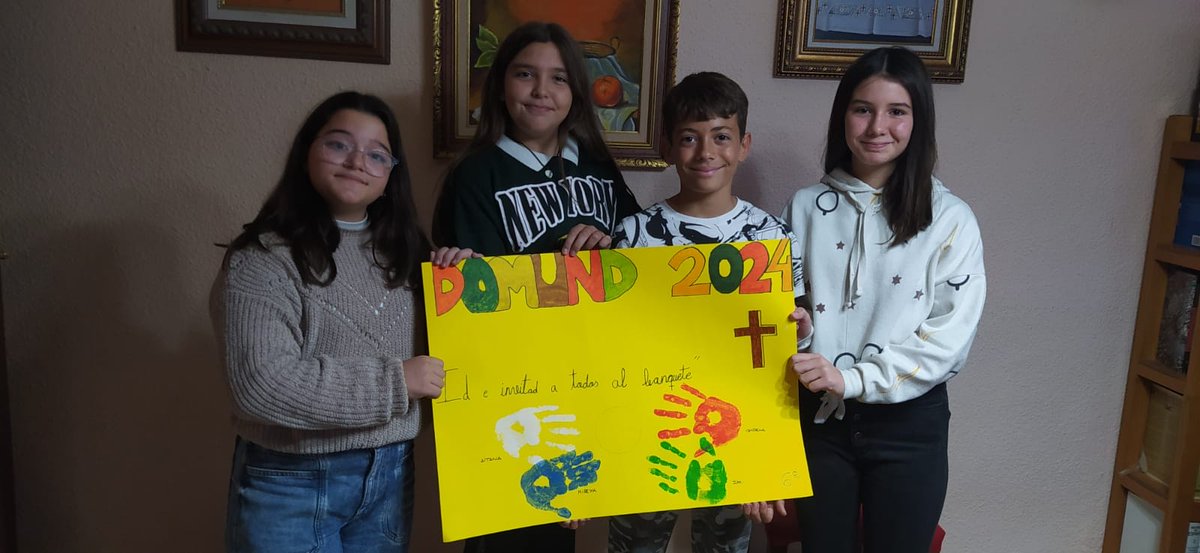 misionescuenca's tweet photo. ¡¡Gracias, parroquia de Campillo de Altobuey!!
¡Enormes estos pequeños misioneros!😃💪 
#Domund2024 https://t.co/XrR9LvgdYA