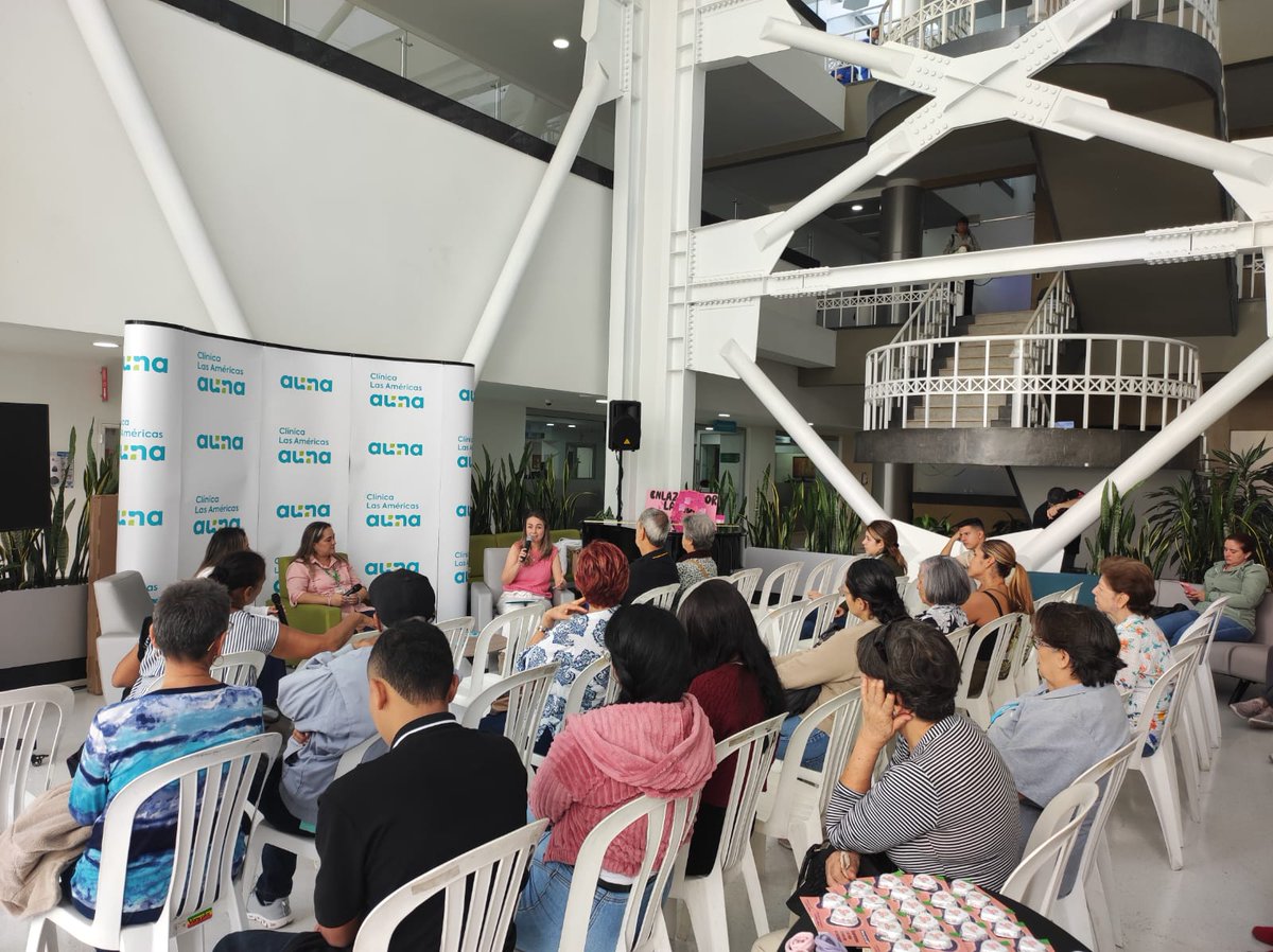 metrodela80's tweet image. Porque Cultura Metro también es amarnos a nosotros mismos y cuidarnos, estuvimos en la charla sobre el amor propio y el autocuidado para la detección temprana del cáncer de mama en @lasamericasauna .  ¡Cuidar de ti es esencial! 

#LíneaE #Metrodela80 #CulturaMetro #CáncerDeMama🩷