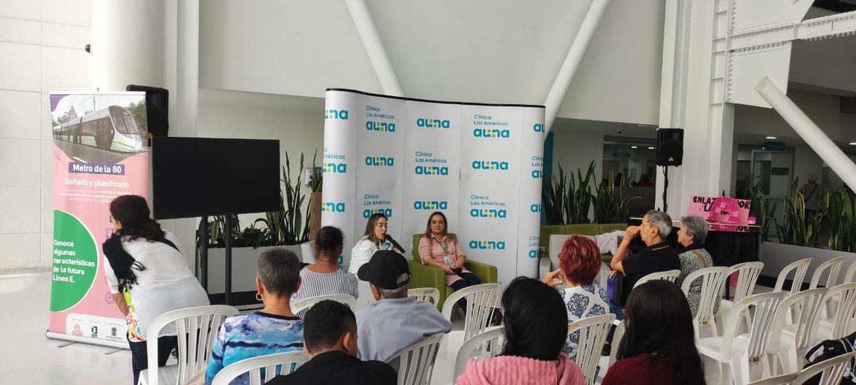 metrodela80's tweet image. Porque Cultura Metro también es amarnos a nosotros mismos y cuidarnos, estuvimos en la charla sobre el amor propio y el autocuidado para la detección temprana del cáncer de mama en @lasamericasauna .  ¡Cuidar de ti es esencial! 

#LíneaE #Metrodela80 #CulturaMetro #CáncerDeMama🩷