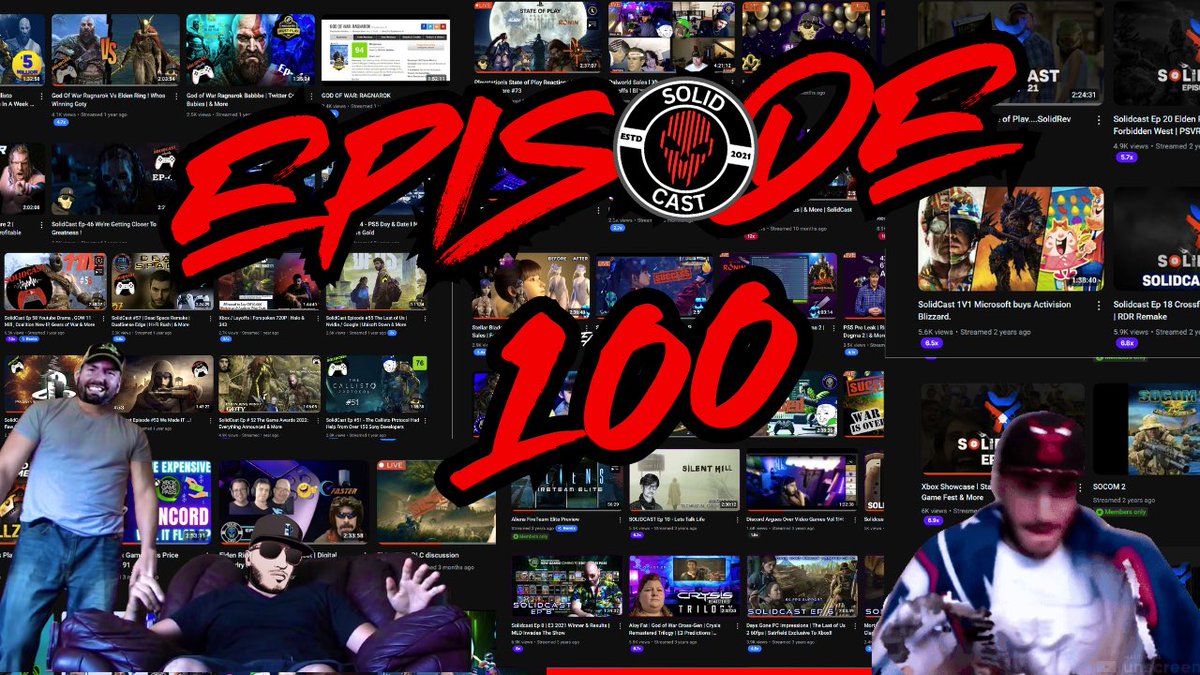BLAZE_4K_'s tweet photo. #Solidcast Episode 100 !!
Episode 100 will be live Saturday Night 930 PM Eastern Time..
Featuring @Solidrev https://t.co/EmsgeQXwAi