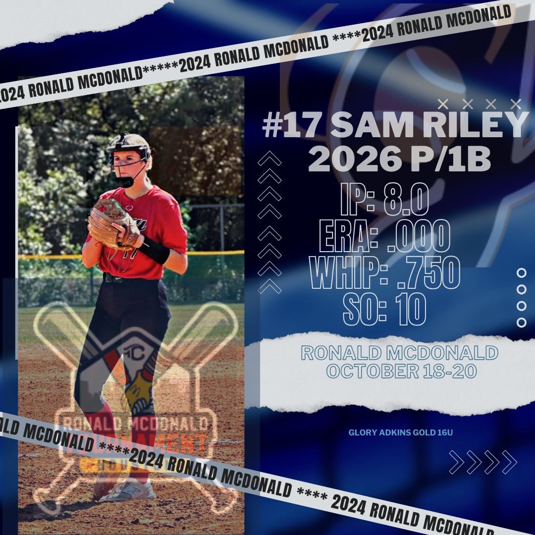 Samantha Riley 2026 (@samanthariley08) on Twitter photo Had a great weekend <a href="/TCSFastpitch/">TC Fastpitch</a> Ronald McDonald! Canāt wait to get back on the field at <a href="/thealliancefp/">The Alliance Fastpitch</a> Super Cup in Plano this weekend! Thanks to all the coaches who came out and watched us compete! #halosup <a href="/BearkatsSB/">Sam Houston Softball</a> <a href="/MeanGreenSB/">UNT Softball</a> <a href="/RaginCajunsSB/">Louisiana Ragin' CajunsĀ® Softball</a> <a href="/TXStateSoftball/">Texas State Softball</a> <a href="/TexasTechSB/">Texas Tech Softball</a> Had a great weekend <a href="/TCSFastpitch/">TC Fastpitch</a> Ronald McDonald! Canāt wait to get back on the field at <a href="/thealliancefp/">The Alliance Fastpitch</a> Super Cup in Plano this weekend! Thanks to all the coaches who came out and watched us compete! #halosup <a href="/BearkatsSB/">Sam Houston Softball</a> <a href="/MeanGreenSB/">UNT Softball</a> <a href="/RaginCajunsSB/">Louisiana Ragin' CajunsĀ® Softball</a> <a href="/TXStateSoftball/">Texas State Softball</a> <a href="/TexasTechSB/">Texas Tech Softball</a>