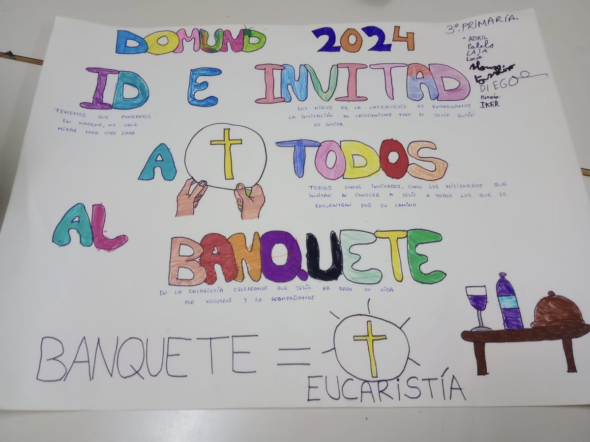 misionescuenca's tweet photo. #Domund2024. 🤩¡Gracias a todas las parroquias, movimientos, colegios y comunidades que este #Domund se volcaron, con inmensa ilusión, con los misioneros, rezaron por ellos y dieron visibilidad a todos sus proyectos.😍 ¡¡¡MUCHÍSIMAS GRACIAS!!! https://t.co/GLQOHsy56Y