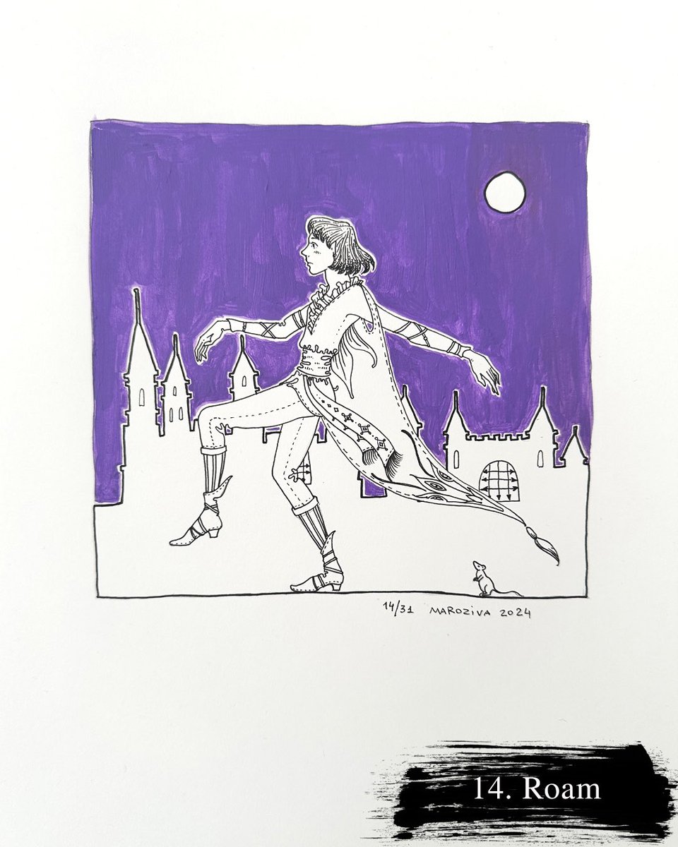 maroziva's tweet photo. Be careful when the Flutist of Hamelin is nearby.
paper, acrylic, ink A4 price: 100zl

#liner #acrylic #graphics #illustration #roamillustration #roam2024 #inktober2024 #inktoberday14 #inktoberroam #maroziva #marozivaart https://t.co/5Pv30leLnR