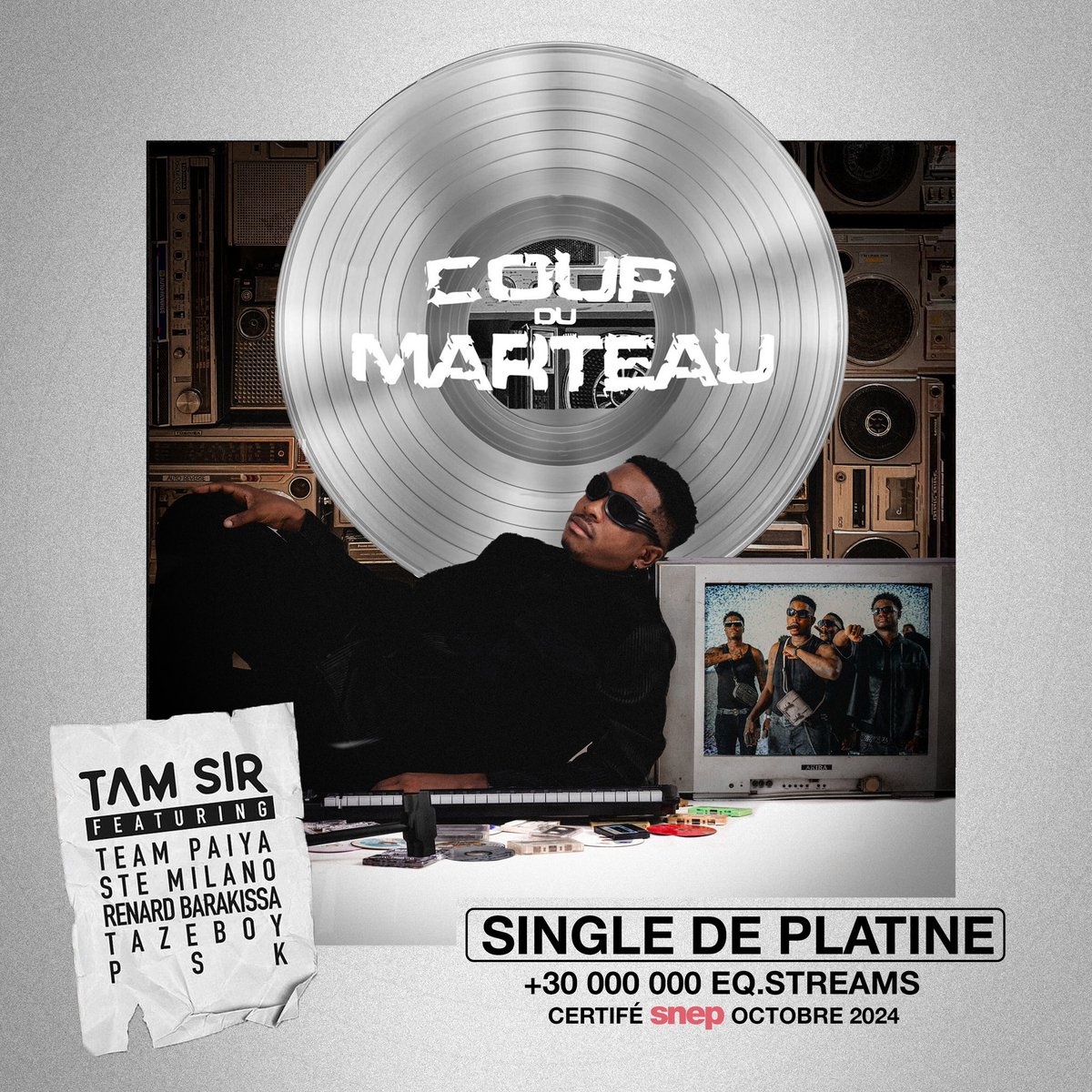 TAMSIRONTHEBEAT's tweet photo. Jour de PLATINE 💿. https://t.co/uVFtrxeBPD