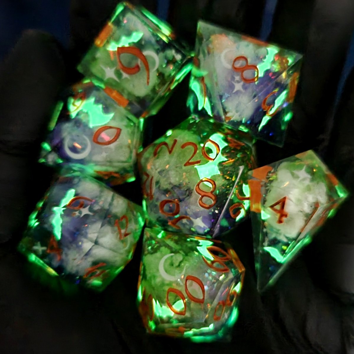 These spooky cuties have glow in the dark bats!