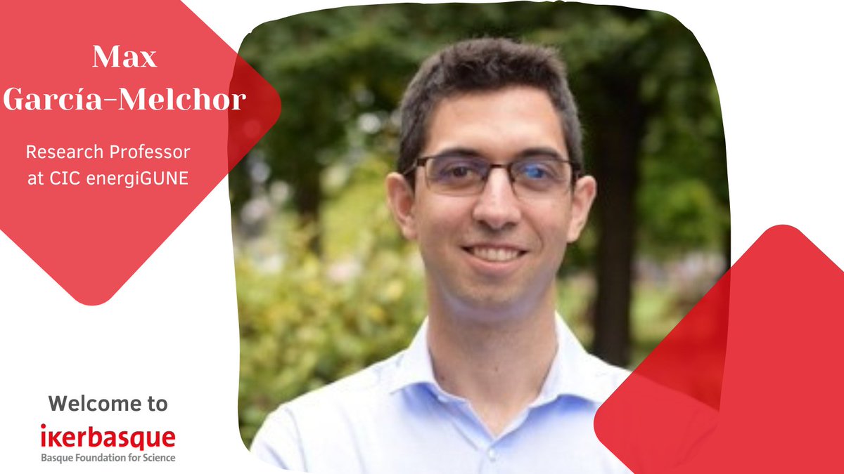 Ikerbasque's tweet image. 🔴 Max García-Melchor (@MGarcía_Melchor)has joined @CICenergiGUNE as an Ikerbasque #ResearchProfessor. He will carry out research on #ComputationalCatalysis. More info: ikerbasque.net/es/max-garcia-…
Welcome to Ikerbasque!