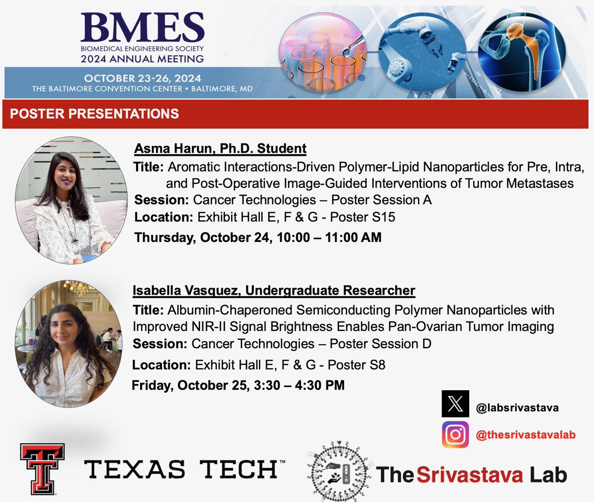 The Srivastava Lab @ Texas Tech tweet media