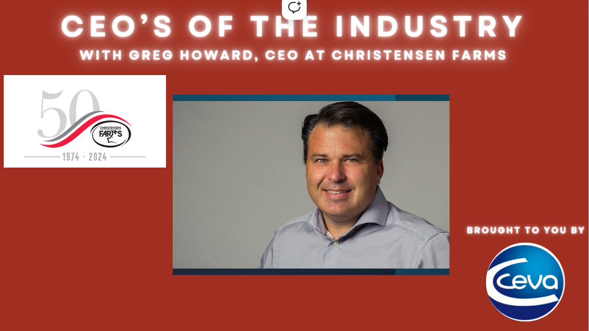 CEO’s of the Industry: Greg Howard, Christensen Farms: In this exclusive interview, we sit down with Greg Howard, the new President and CEO of Christensen Farms: youtube.com/watch?v=dI-rDq…
<a href="/CF_Farms/">Christensen Farms</a>
