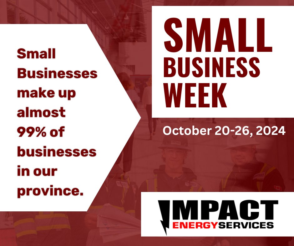 impactenergyltd's tweet photo. Small businesses continue to make a HUGE impact in our economy and in our communities;  we have been fortunate to work alongside so many incredible Small Businesses!  

⚡️Happy Small Business Week⚡️

#smallbusinessweek2024 https://t.co/eyi009RdYQ