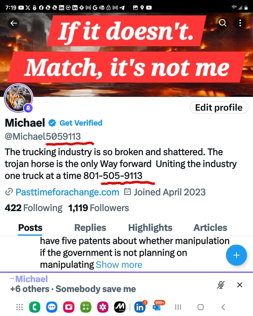 Michael5059113's tweet photo. If you fell for this you're not the type of person that I want to associate with you proved you
Are undeniably stupid https://t.co/gSGZ61sPZF
