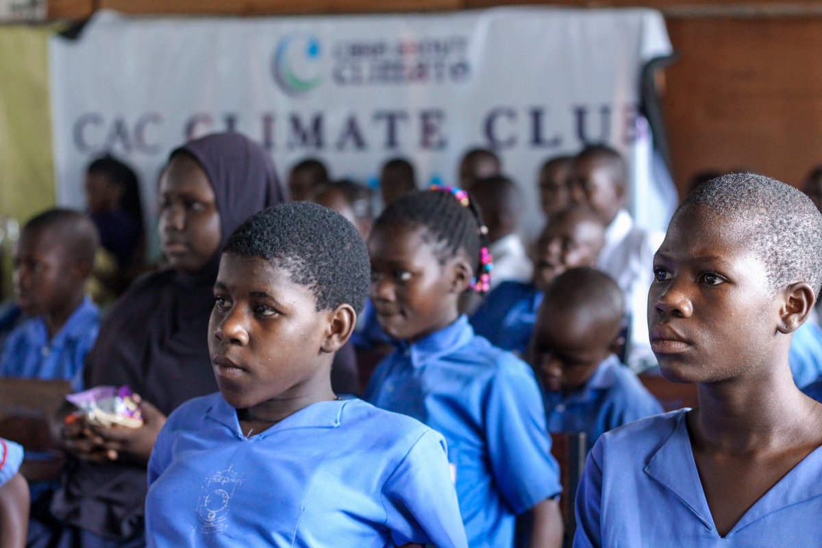 DerrickOtim5's tweet photo. Happy to be part of @careboutclimate Climate Clubs Uganda. On October 19th, we collaborated with @G4ClimateAction under the Green Masters Program. This initiative focuses on educating children and youths on climate science, environmental conservation, and sustainability #CACclubs https://t.co/dwXn8WKwVm