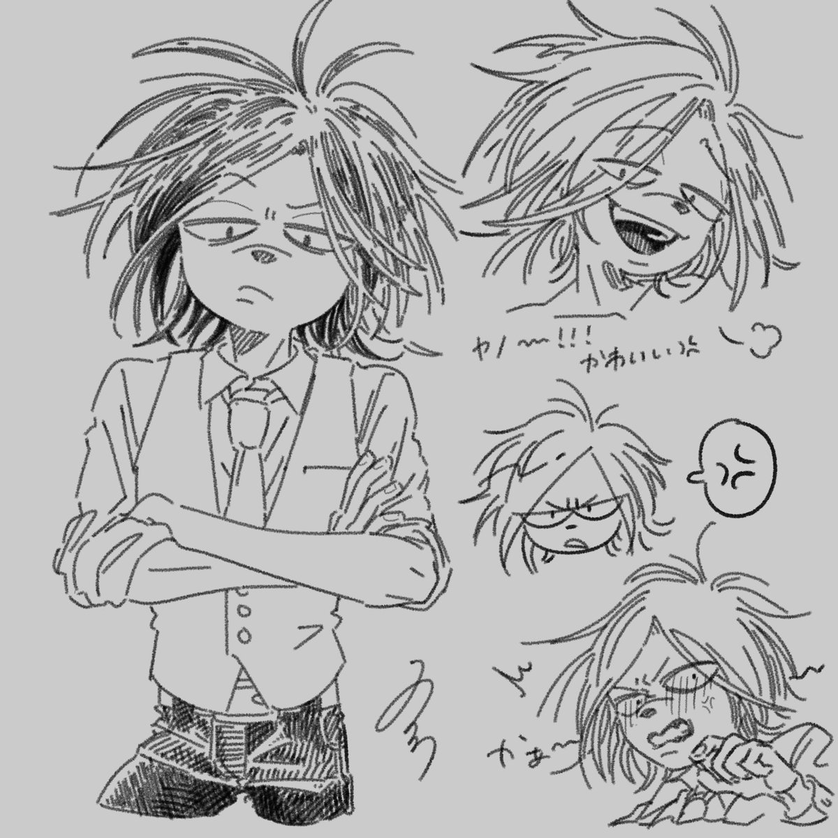 140_kcal's tweet photo. 落書き https://t.co/H6kHCJ20VR