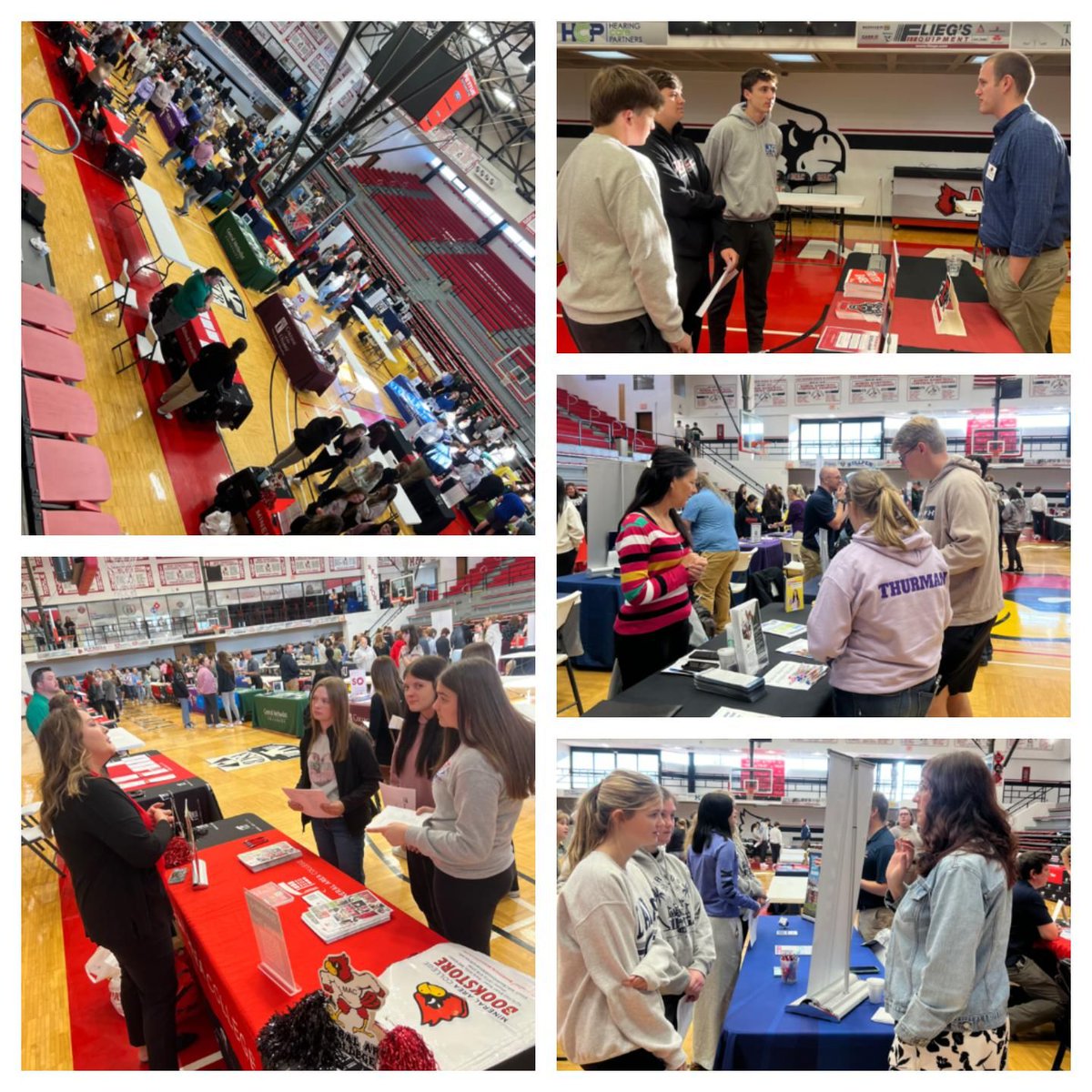 Potosi_Trojans's tweet photo. #MCAC & #RootEdMissouri advisors took a group of juniors & seniors to MAC college day to visit with over 50 colleges/technical schools about their postgraduate plans. https://t.co/IPWvQ7oGsV