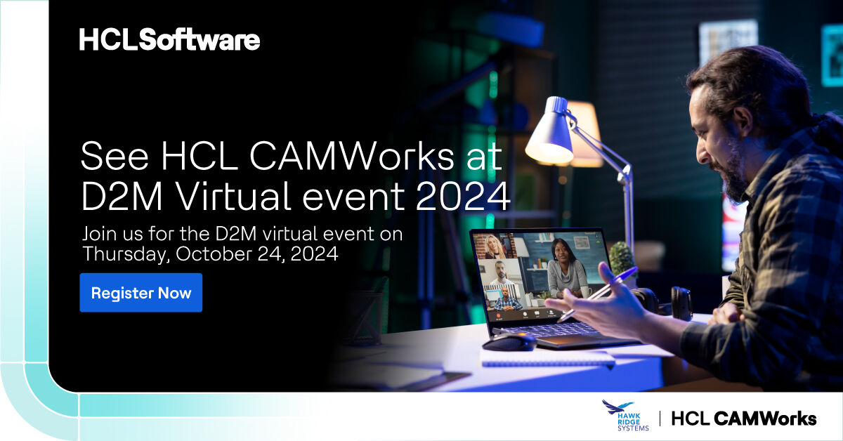 CAMWorks's tweet image. Join us for the D2M virtual event on October 24, 2024 and learn how HCL CAMWorks can help to elevate your design and manufacturing process.
Register Now: bit.ly/3UhPuGd

#HCLCAMWorks #HawkRidgeSystems #DigitalManufacturing #D2M #CADCAM #Manufacturing #CNCMachining