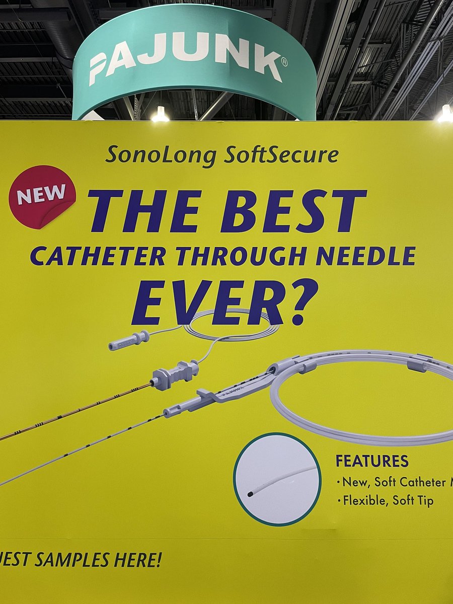 Thank you to our American friends <a href="/PajunkUSA/">PAJUNK USA</a> for another fantastic <a href="/ASALifeline/">ASA®</a> Annual Meeting! #ANES24

There’s still time to demo the new SonoLong SoftSecure and E-Cath II both of which will soon be available in Canada 🇨🇦