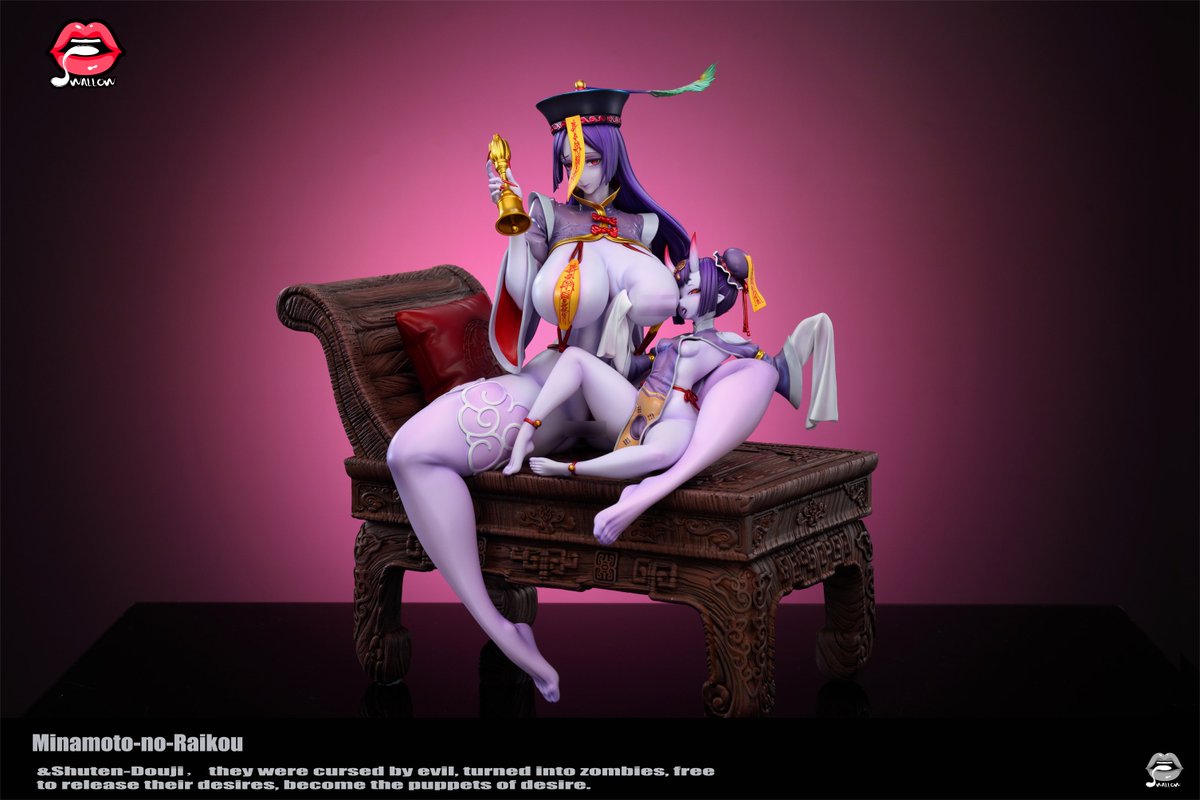 hamajippaR18's tweet photo. Swallow Studio Minamoto no Raikou &amp; Shuten Doji 1/5

swallow-【甄选系列】僵尸源赖光&amp;僵尸酒吞
工作室：swallow吞咽社
比例：1/5，双人物
尺寸：32cm*29cm*22cmcm
价格：
A僵尸款：2xxx
B正常肤色款：2xxx
酒吞加购第二头雕，xxx元/个，酒吞加购头肤色跟主版本同色。
体数：国内双色合计1xx https://t.co/eJURnW0Jp4