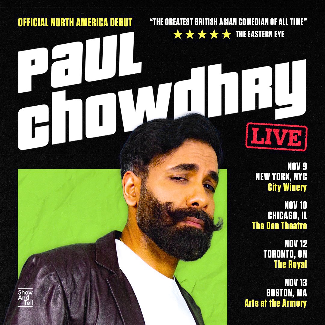 paulchowdhry's tweet image. USA! USA! USA! 
...and Canada tour debut  very very soon - showandtellpresents.com/events/paul-ch…