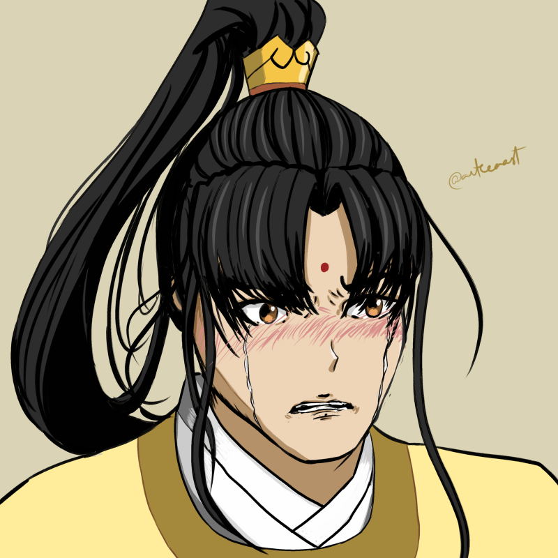 arteeaast's tweet photo. #MXTXtober Day 21 : Cry

Mostly a portrait/character/expression study. Sorry for making him cry

Thanks to @jamiesketches for hosting 🙌
#mdzs #jinling #MoDaoZuShi https://t.co/EKxNYxFzYs