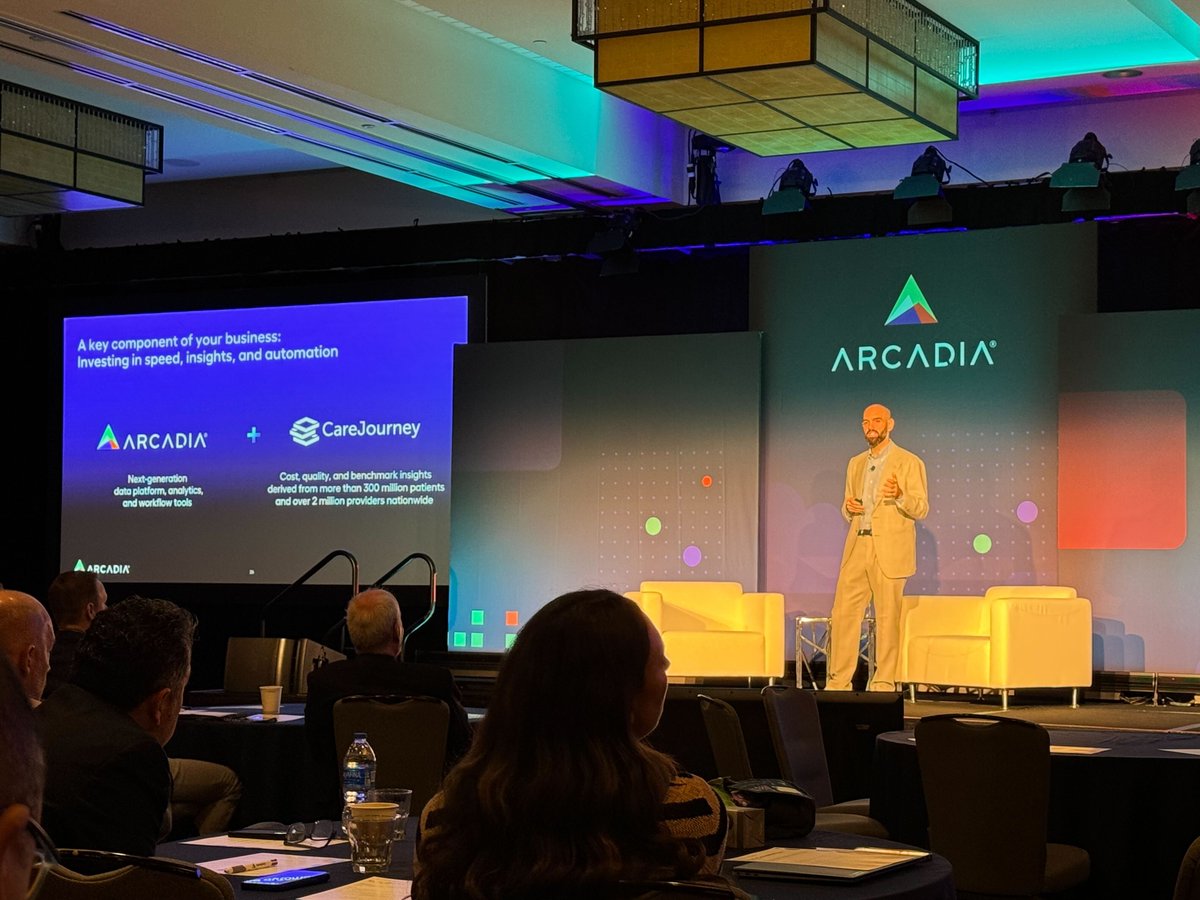 CareJourney's tweet photo. Last week, leaders from innovative healthcare organizations joined us for @ArcadiaHealthIT's user conference. The #1 takeaway: our clients' commitment to a more sustainable healthcare system is the most energizing reminder of how important our work is. Can't wait for next year! https://t.co/BHNZjWi9R5