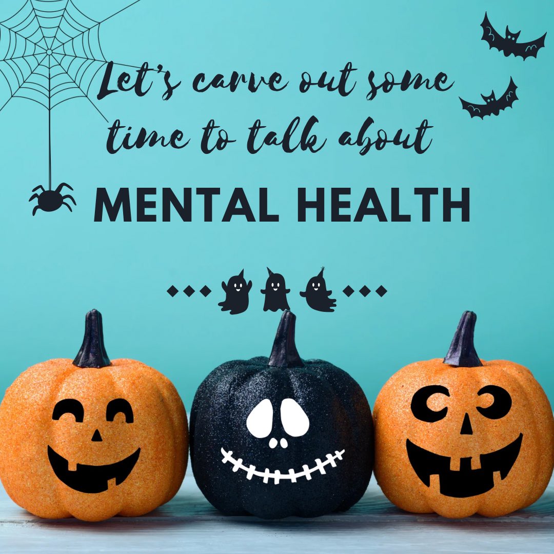 Pumpkins aren’t the only thing we need to carve this Halloween—let’s carve out moments for mental health. 🎃 #TalkAboutIt #BreakTheStigma #mentahealthawareness #realtalk #talkingpoint #breakthesilence #childhoodmentalhealth #childhoodmatters