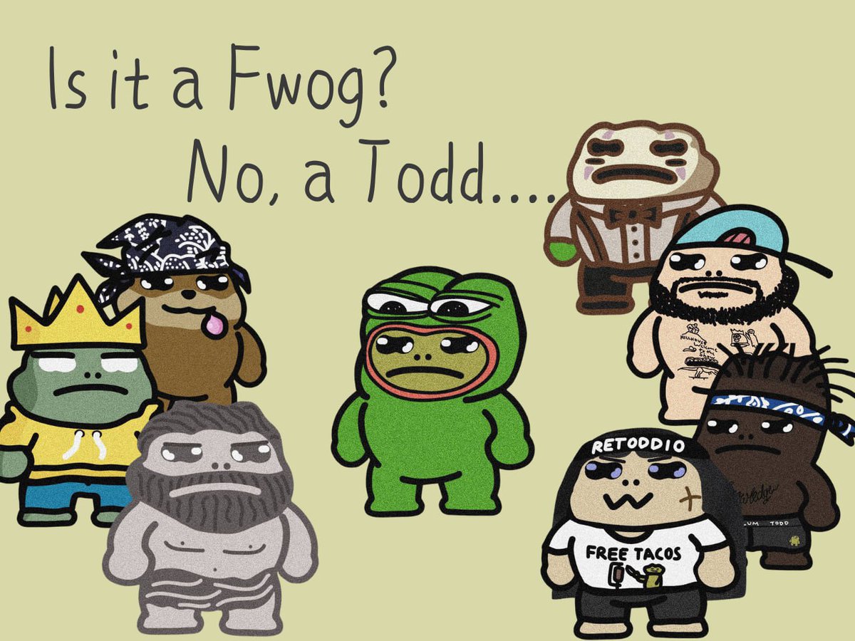 todd_cto's tweet image. Is it a @solfwog ? No, a $Todd 🙌