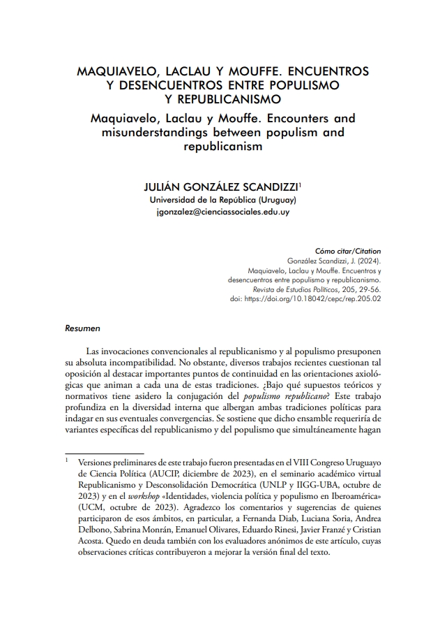 Revista de Estudios Políticos tweet media