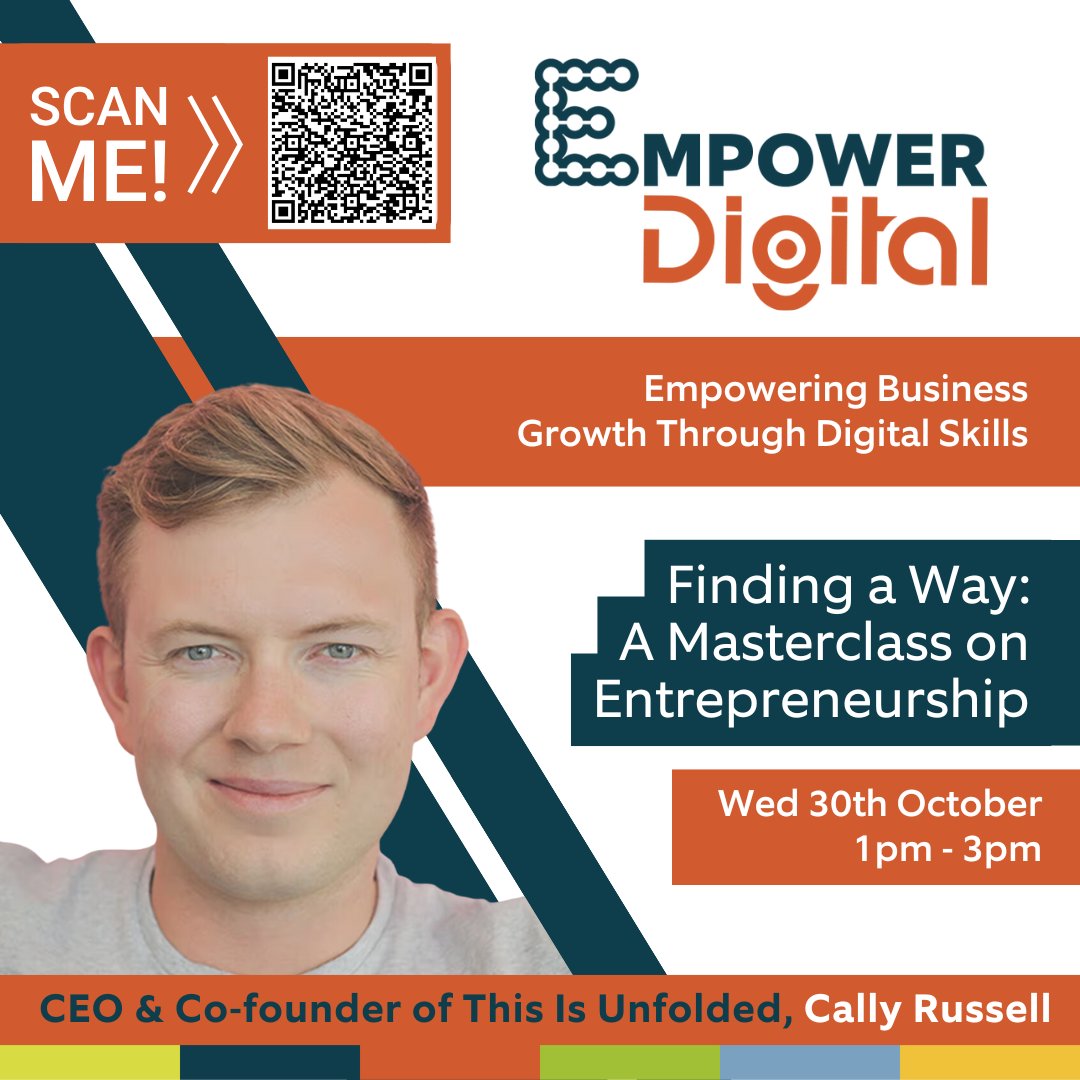 What If we told you that the only entrepreneur to have rejected the Dragons TWICE is visiting Dundee for a new masterclass? 
Join us and the Forbes 30under30, <a href="/CallyRussell/">Cally Russell</a>, CEO &amp; Co-founder of "This is Unfolded" on the 30th Oct 1pm!

🎯Tickets here: tinyurl.com/UoDenterprise