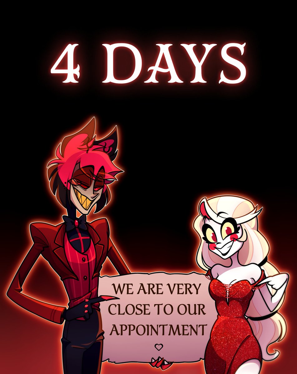 CharlastorDay's tweet photo. In 4 days
#HazbinHotel #charlastor #CharlieMorningstar #Alastor #RadioDemon #CharlastorDay #chalastor #アラチャ #alastorxcharlie #Radiobelle #charlastorday2024 #찰래스터 #Чарластор https://t.co/jr15LX1rXI