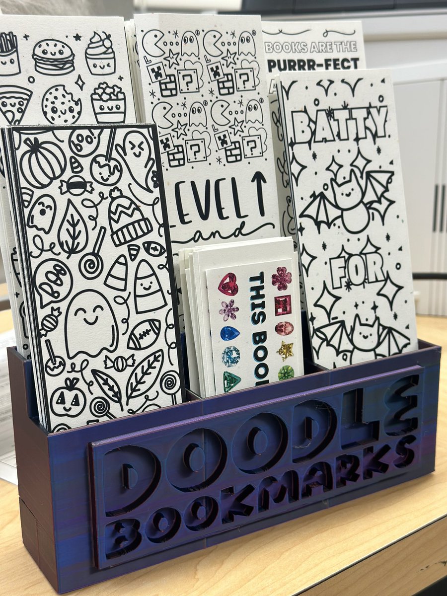 Savannah Wood, NBCT (@eeslibrarymedia) on Twitter photo When you can’t find a bookmark holder, you decide to just 3D print one! <a href="/EastElemCCS/">EastElementary</a> <a href="/BOECullmanCity/">Cullman City Board of Education</a> When you can’t find a bookmark holder, you decide to just 3D print one! <a href="/EastElemCCS/">EastElementary</a> <a href="/BOECullmanCity/">Cullman City Board of Education</a>