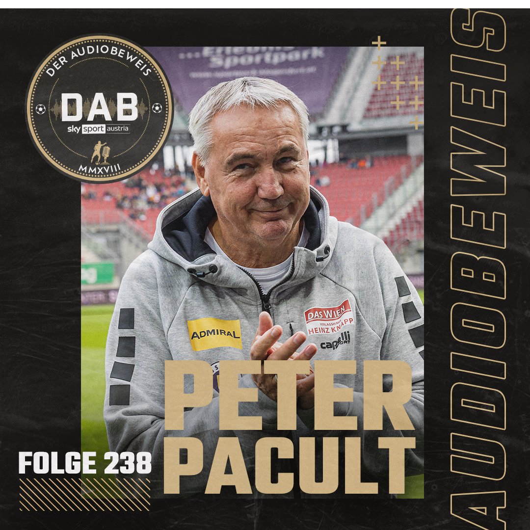 Sky Sport Austria (@skysportaustria) on Twitter photo In der 238. Folge unseres Podcasts "DAB I Der Audiobeweis" ist <a href="/austria_sk/">SK Austria Klagenfurt</a>-Coach Peter Pacult zu Gast!
Zur kompletten Folge 👉 skysportaustria.at/dab-der-audiob…
#SkyBuliAT #DAB #DerAudiobeweis In der 238. Folge unseres Podcasts "DAB I Der Audiobeweis" ist <a href="/austria_sk/">SK Austria Klagenfurt</a>-Coach Peter Pacult zu Gast!
Zur kompletten Folge 👉 skysportaustria.at/dab-der-audiob…
#SkyBuliAT #DAB #DerAudiobeweis