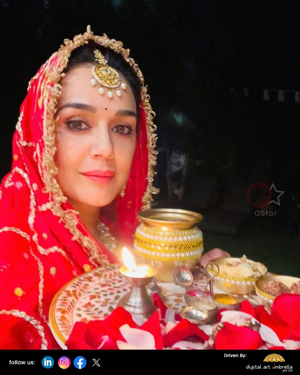 OstarSpotlight's tweet photo. Preity Zinta celebrating karwa chauth with hubby

#preityzinta #karwachauth #ostar #fyp https://t.co/Oz6cgSxFkj